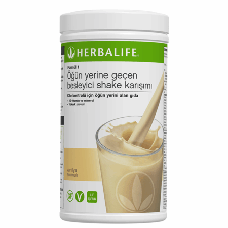 Herbalife Formül 1 Shake Vanilya Aromalı 500gr