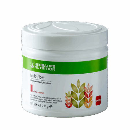 Herbalife Multi-Fiber Lifli ve Aromalı İçecek Tozu Elma 204 g