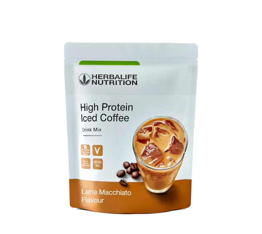 Herbalife Yüksek Proteinli Soğuk Kahve Karışımı Latte Macchiato 308 gr