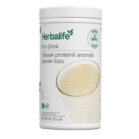 Herbalife Pro-Drink Yüksek Proteinli Vanilya Aromalı İçecek Tozu 532 g
