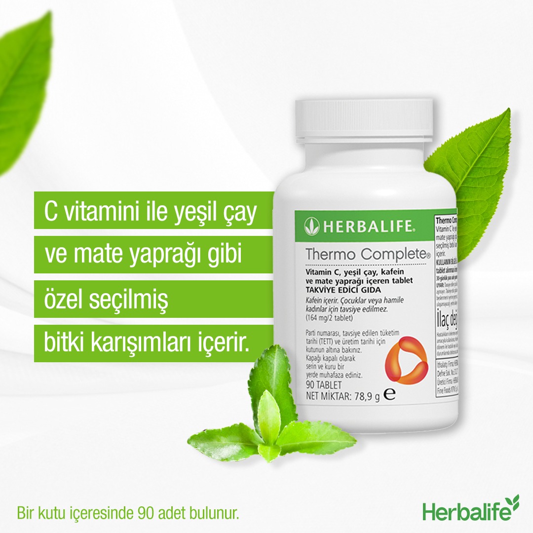 Herbalife Thermo Complete tablet kutusu