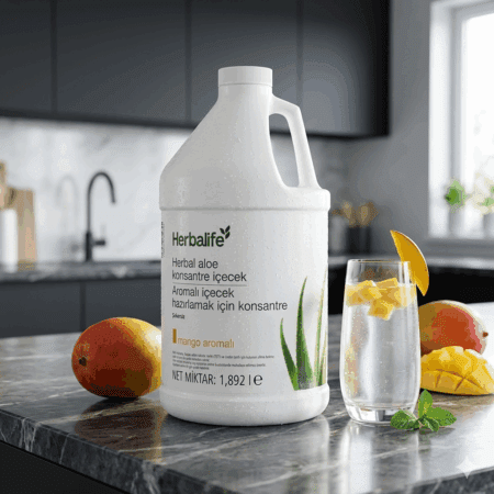 Herbalife Herbal Aloe Konsantre İçecek Mango Aromalı 1.892 Litre Şişe Görünümü