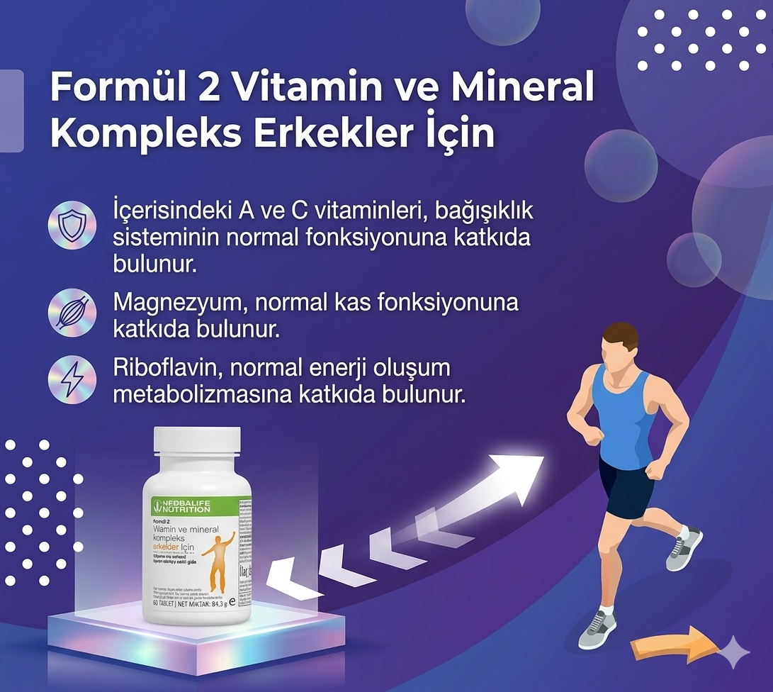 Herbalife Formül 2 Erkek Vitamini Bilimsel Analiz