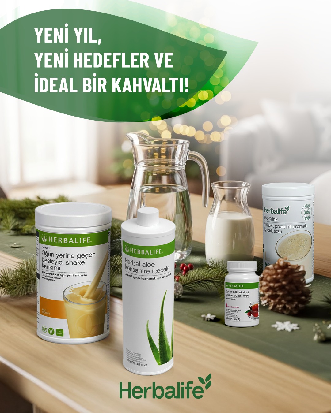 Tek başına bir hedef, toplulukla bir başarı hikayesi! ✨ _2026’da İdeal Herbalife Kahvaltısı ruti