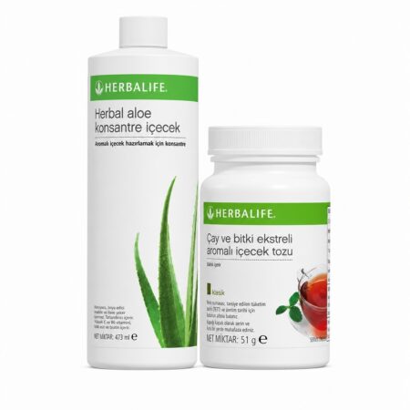 Herbalife Turbo Set Bitkisel Konsantre Çay 50g ve Aloe Konsantre İçecek Paketi