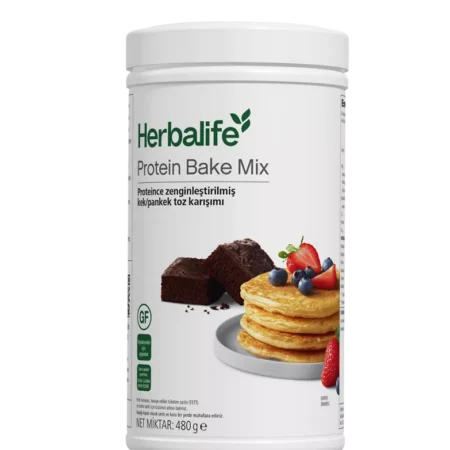 Herbalife Protein Bake Mix 480 g proteince zenginleştirilmiş kek ve pankek toz karışımı ambalajı
